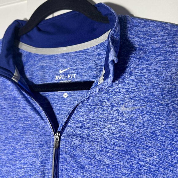 Nike Women Sweater Pull over Active Gym Dri-Fit Light Sweater Blue MEDIUM - Picture 4 of 8